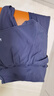 Keep假兩件運動(dòng)褲春季女跑步訓練健身高彈防走光運動(dòng)長(cháng)褲 青灰藍 M  曬單實(shí)拍圖
