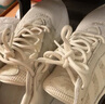adidas「增嗨鞋」HAIWEE復(fù)古厚底增高老爹鞋男女阿迪達(dá)斯三葉草   白/淺米色（推薦選大半碼）   41 曬單實(shí)拍圖