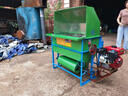獵瑞打谷機(jī)水稻自動(dòng)脫粒機(jī)小型家用稻谷汽油機(jī)農(nóng)用谷穗收割機(jī)順豐 80單機(jī)＋170汽油機(jī)+鐵篷+輪子 曬單實(shí)拍圖