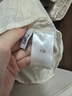 百圖betu女裝夏季新款襯衫荷葉邊短袖V領(lǐng)切口設(shè)計(jì)襯衫女2403T47 米白 S 曬單實(shí)拍圖