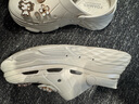 斯凱奇（Skechers）洞洞鞋女外穿高級(jí)感夏季輕質(zhì)休閑塑模涼鞋 白色/WHT 36 曬單實(shí)拍圖