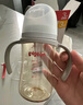 貝親（Pigeon）PPSU寬口徑雙把手奶瓶240ml M號(hào)奶嘴 3個(gè)月+ AA270 曬單實(shí)拍圖
