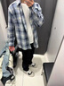 普戈斯怪獸實驗室大碼牛仔褲男款腿粗屁股大顯高顯瘦褲子柳葉彎刀微喇褲 黑色高品質(zhì) 4XL 適合180-200斤收藏加購優(yōu)先 曬單實拍圖