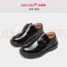 奧康男童皮鞋2025春秋季新款男孩學(xué)生演出鞋兒童英倫風(fēng)中大童黑色單鞋 曬單實(shí)拍圖