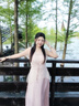 巧丂法式網(wǎng)紗拼接波點(diǎn)緞面連衣裙女溫柔風(fēng)氣質(zhì)收腰長(zhǎng)裙 粉色 請(qǐng)參照詳情尺寸挑選尺碼 L 體重建議110-120 曬單實(shí)拍圖