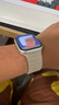 MSSM適用Apple Watch手表表帶磁吸硅膠表帶S10/S9/S8/SE/Ultra2硅膠表帶·星光配橙-49/46/45/44MM 曬單實拍圖