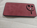 mlnew紅米K80Pro鏡頭全包手機殼Redmi K80Pro保護殼紅米K80Pro 5G小羊皮手機套防摔保護套防滑 【酒紅色】配全屏全透明高清鋼化膜 曬單實(shí)拍圖