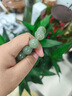 凈心石【七夕情人節(jié)禮物】和田玉手串淺青玉晴水綠圓珠玉手鏈單珠約12mm 曬單實(shí)拍圖