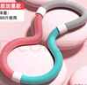 施耐德軟體呼啦圈彈簧呼啦圈瘦肚子減肥神器收腹加重健身器材 【呼啦圈】馬卡龍粉（加重款） 曬單實(shí)拍圖