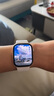 Apple/蘋果 Watch Series 10 智能手表GPS款42毫米玫瑰金色鋁金屬表殼淡桃粉色運(yùn)動(dòng)型表帶M/L MX1V3CH/B 曬單實(shí)拍圖
