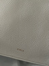 芙拉（FURLA）【七夕禮物】NUVOLA牛皮迷你女士時尚高級感單肩包水桶包百搭休閑 棉花糖白 曬單實拍圖