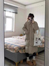 俞兆林羽絨棉服女外套冬新款2025小個子中長款寬松韓版oversize面包服女 深卡其布色 M 【建議100斤內(nèi)】 曬單實拍圖