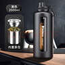 恩爾美（nRMEi）玻璃水杯大容量2000ml戶外防摔便攜高硼硅玻璃杯雙層塑玻泡茶杯壺 曬單實拍圖