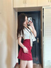 迪菲妮七夕禮物女士手表2025款繁花綺夢系列輕奢小眾高級感防水真皮女表 真皮表帶+進口機芯+禮盒 16mm 曬單實拍圖