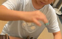 安奈兒安奈兒童裝女童家居服套裝2025夏新款透氣莫代爾粉色寬松睡衣褲 曬單實(shí)拍圖