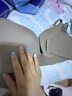 俏曼芬（Qiaomanfen）聚攏內(nèi)衣女小胸?zé)o痕顯大上托一片式收副乳防下垂文胸平胸專用胸罩 咖啡色（單件） M 34/75(AB通杯厚約1.5CM) 曬單實拍圖
