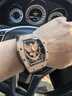 布加迪（BONEST GATTI）德國龍年限定全自動(dòng)機械男士腕表浮雕金銀龍霸氣情人節禮物送男友 BG5002-R2玫殼玫面玫膠帶 曬單實(shí)拍圖