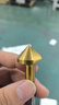 保聯(lián) 倒角刀90度倒角器不銹鋼擴孔鉆錐度螺絲沉孔刀去毛刺锪鉆 25mm鍍鈦單刃倒角刀 曬單實拍圖