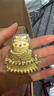 中國(guó)黃金（CHINA GOLD）黃金生日蛋糕足金金片收藏儲(chǔ)蓄擺件情人節(jié)生日快樂(lè)送愛人 可愛生日蛋糕金片 約0.3g 曬單實(shí)拍圖
