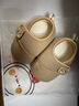 貝瑞加（Babyprints）兒童地板襪男女寶寶學(xué)步襪軟底透氣學(xué)走路襪子室內隔涼腳套 棕13 曬單實(shí)拍圖