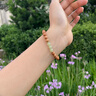 祥隱【普陀山直發(fā)】天然老桃木手串護(hù)身符男和田玉轉(zhuǎn)運(yùn)珠手鏈女送禮物 【保真老桃木-6mm】三顆和田玉款 曬單實(shí)拍圖