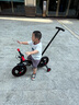 納豆（nadle）兒童自行車3一6歲寶寶二合一平衡車1-3歲小孩童車男女童腳踏車 高貴紅推桿款 12寸（建議身高105cm以下購(gòu)買） 曬單實(shí)拍圖