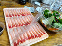 刺身北極甜蝦特大號去頭去殼鳳尾甜蝦即食刺身壽司日料生鮮 【75克/30尾/盒】*1盒+芥末醬油 曬單實拍圖