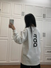 FPA索羅娜萊賽爾休閑長袖上衣 戶外運動寬松百搭logo印花情侶t恤男款 燕麥色 S 曬單實拍圖