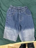 真維斯男童牛仔短褲夏季2026年兒童五分褲中大童時(shí)尚運動(dòng)褲夏款男孩褲子 曬單實(shí)拍圖