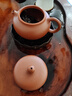 宜砂匠心宜興紫砂壺90cc朱泥小品功夫茶具泡茶壺一人飲男女士辦公室自用 朱泥文旦【贈(zèng)杯】 90ml 曬單實(shí)拍圖