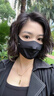 特步（XTEP）防曬口罩男女防曬面罩冰絲防紫外線護臉基尼高顏值騎行面罩高級黑 曬單實拍圖