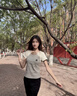 方領(lǐng)打底衫女夏季新款灰色短袖t恤大領(lǐng)口內(nèi)搭正肩純棉顯瘦上衣服 灰色 S 曬單實(shí)拍圖