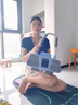 JCZS德國品牌健腹輪新款智能腹肌輪鍛煉器材瘦肚子神器自動回彈男室內(nèi) 【升級四輪更穩(wěn)】耀石黑 曬單實拍圖
