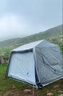 牧高笛（MOBIGARDEN）假日山居5.9帳篷 戶外露營自動速開黑膠帳篷 NX23661011 晨霧白 曬單實拍圖