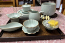 青澹汝窯手工壺承汝窯壺承單壺承青色可功夫茶具可養(yǎng)金線 宅寂壺承 曬單實拍圖