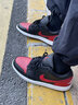 耐克（NIKE）男鞋 2025夏季新款Air Jordan 1 Low AJ1低幫黑紅復古休閑籃球鞋 553558-067 41 曬單實(shí)拍圖
