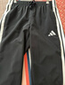 阿迪達(dá)斯 （adidas）運(yùn)動(dòng)褲男春季寬松透氣直筒褲跑步運(yùn)動(dòng)防風(fēng)休閑褲 黑白  XL  曬單實(shí)拍圖