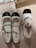 百麗公主風(fēng)瑪麗珍鞋女25春新鉆帶小香風(fēng)單鞋BL202AQ5 白色 38 曬單實(shí)拍圖
