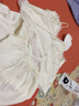 莫代爾帶胸墊睡衣女冰絲 綢純欲風(fēng)性感2025新款夏季冰絲吊帶短褲家居服 藍(lán)色【吊+短】 XL 【115-135斤】 曬單實(shí)拍圖