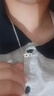 輕奢溫柔風(fēng)項鏈女ins潮小眾設(shè)計感甜美百搭高級鎖骨鏈送閨蜜禮物 銀色 曬單實拍圖