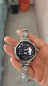watchbond適用華為手表gt4/GT5表帶watch5女款41mm施華洛gt3新款watch gt4閃鉆金屬gt5pro/42女士18mm四葉草 【施華洛】四葉草-鏈?zhǔn)叫E圓-銀色+銀色接頭 G 曬單實(shí)拍圖