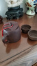 徐保國(guó)紫砂壺純?nèi)止ひ伺d功夫泡茶壺茶具圍爐煮茶紫泥漢鐸 曬單實(shí)拍圖
