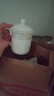 潔雅杰陶瓷茶杯 帶蓋水杯子(350ml)陶瓷茶杯陶瓷辦公杯 中華杯國家補貼 曬單實拍圖