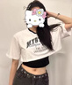 SNYDER WEAR2025夏季新款甜酷套裝女學生韓版辣妹短袖T恤+吊帶+工裝褲套裝女 白色T恤+吊帶+工裝褲三件套 S 建議70-90斤 曬單實拍圖