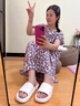 安尚芬醫(yī)用手術(shù)室拖鞋女防滑2025夏季新款醫(yī)護(hù)士防臭eva厚底涼拖男外穿 白色【抗菌防臭】 37-38 適合36-37腳穿 曬單實(shí)拍圖