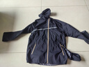 迪卡儂（DECATHLON）運動防雨外套防風(fēng)戶外越野夾克保暖跑步服防水風(fēng)衣沖鋒衣 男士-黑色 M 曬單實拍圖