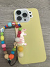 博菲諾 韓風(fēng)ins立體小動(dòng)物適用蘋(píng)果16ProMax手機殼iPhone15卡通保護套鏈條新款蘋(píng)果14創(chuàng  )意防摔軟殼硅膠 奶黃色 立體珠子小豬+掛鏈 iPhone 16 Pro Max 曬單實(shí)拍圖