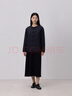 無印良品（MUJI）女式 復(fù)合 無領(lǐng)盤扣夾克 女外套新中式女裝上衣25年春季BDD90C5S 黑色 M （160/84A） 曬單實(shí)拍圖