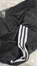 阿迪達斯（adidas）三葉草外套男 春季新款時(shí)尚潮流三條紋運動(dòng)服梭織上衣立領(lǐng)夾克男 8396-黑色-偏大-拍小一碼 M 曬單實(shí)拍圖