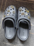 crocs卡駱馳厚底云朵洞洞鞋|206750 黑色-001 35(220mm) 曬單實(shí)拍圖